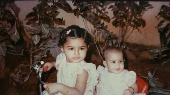 Famous Vijay Movie Actress Share his Childhood photo in Instagram Famous Vijay Movie Actress Share his Childhood photo in Instagram