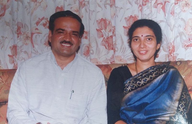 ಪತ್ನಿ ತೇಜಸ್ವಿನಿ ಅನಂತ್ ಕುಮಾರ್.