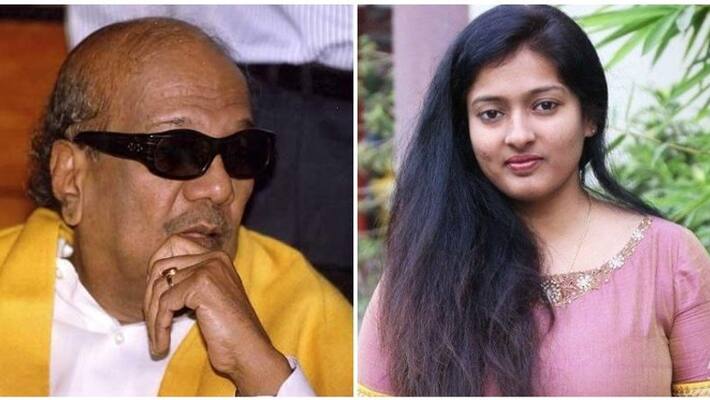 BJP Gayathiri praise M.Karunanidhi BJP Gayathiri praise M.Karunanidhi