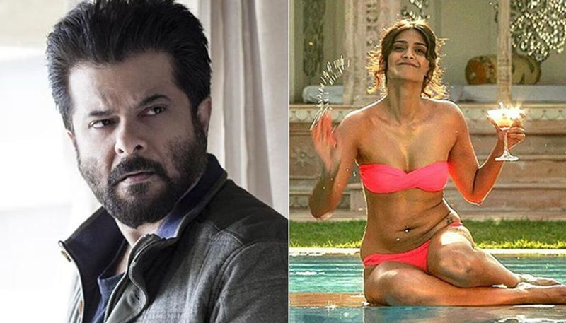 Bollywood's fashionista Sonam Kapoor shocked everyone when she was seen in a hot pink bikini in her Bollywood movie Bewakoofiyan featuring Ayushmann Khurrana.
