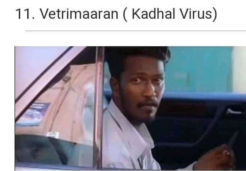 இயக்குனர் கதிர், எழுதி, இயக்கி, தயாரித்திருந்த திரைப்படமே காதல் வைரஸ். இந்த படத்தில் ஒரு காட்சியில் பிரபல இயக்குனர் வெற்றிமாறன் நடித்துள்ளார்.