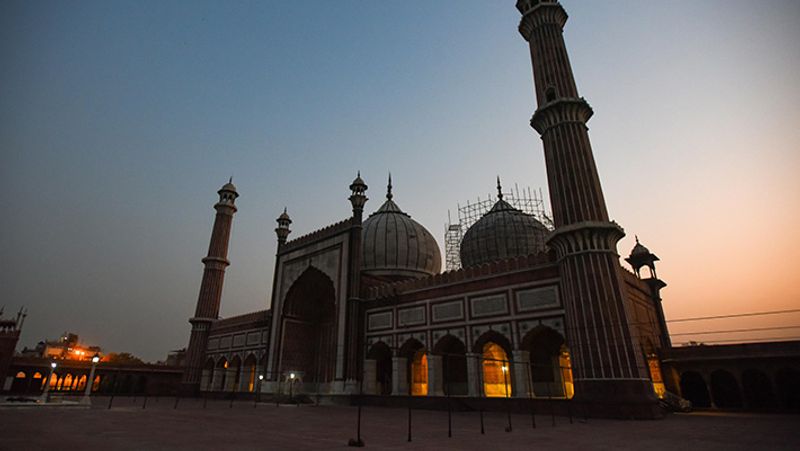 नई दिल्ली की जामा मस्जिद।