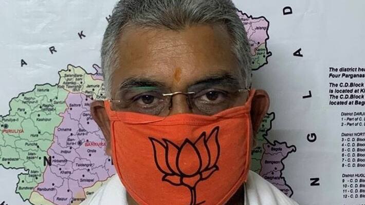 Dilip Ghosh went for home quarantine after driver tested corona positive BTD Dilip Ghosh went for home quarantine after driver tested corona positive BTD
