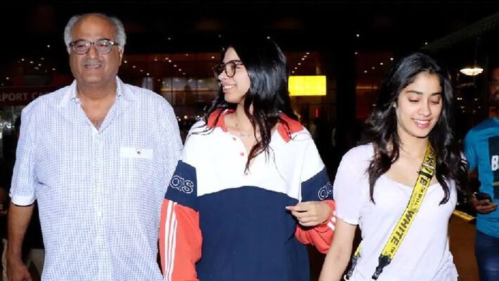 Boney Kapoor and daughters Janhvi, Khushis quarantine ends Boney Kapoor and daughters Janhvi, Khushis quarantine ends