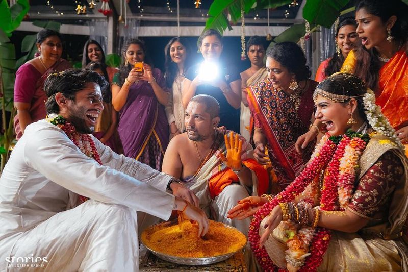 மணமேடையில் சமந்தாவும் நாகா சைதன்யா விளையாடி ரசித்த புகைப்படம் 