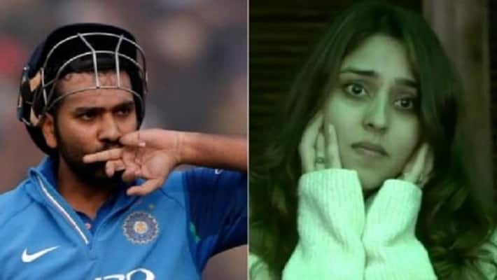 Rohit Sharma reveals The Reason For His Wife Ritika Crying During His Third Double Century Rohit Sharma reveals The Reason For His Wife Ritika Crying During His Third Double Century