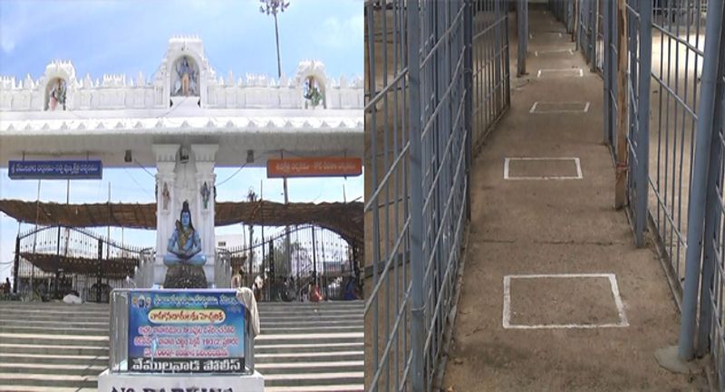 Vemulawada temple being readied for opening on June 8