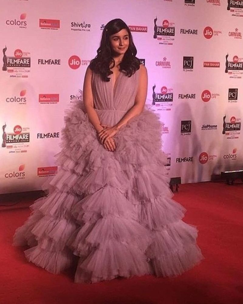 Posing for the shutterbugs, Miss Bhatt looked all geared up to have fun with everyone present.
