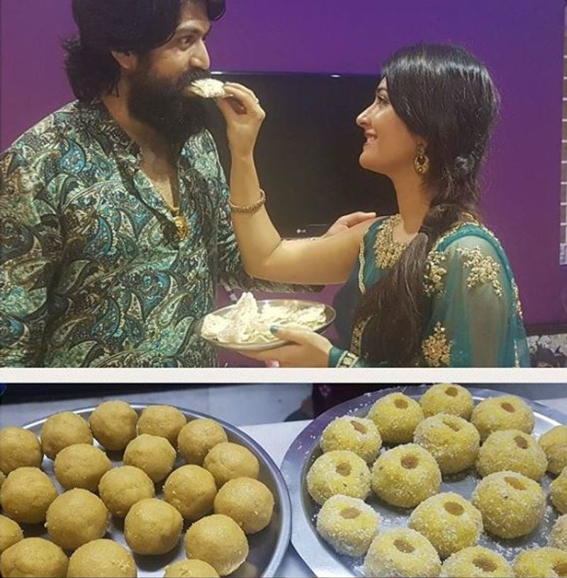 ರಾಧಿಕಾ ಮಾಡಿರುವ ಬೇಸನ್ ಲಾಡು.