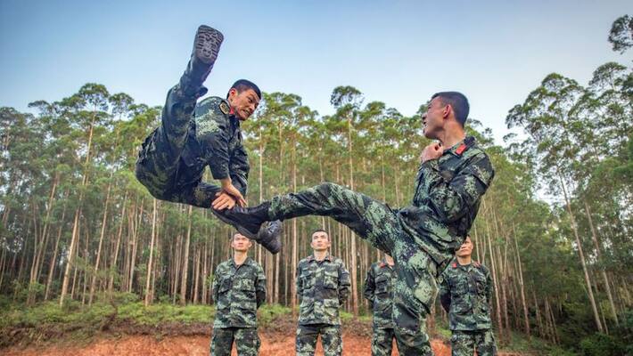 china army did paratroop maneuvering at north north west border china army did paratroop maneuvering at north north west border