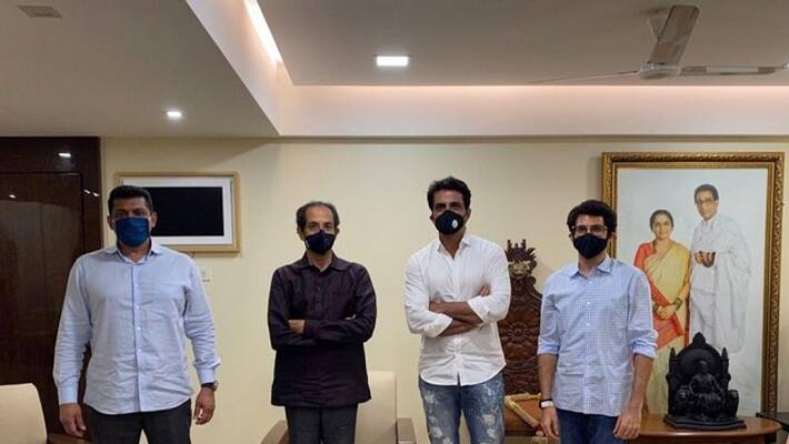 Actor Sonu Sood Meets Uddhav Thackeray After Sanjay Raut's Criticism Actor Sonu Sood Meets Uddhav Thackeray After Sanjay Raut's Criticism