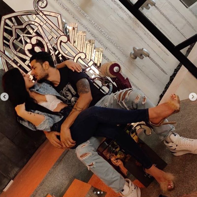 Recently, Krishna shared a few photos with Eban on Instagram where we can see them kissing. The pictures received many likes and comments.
