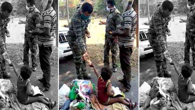 रामू ने गाड़ी पर सामान रखा और उस पर बच्ची को बैठा दिया। इसके बाद दम्पती सफर पर निकल पड़े।
इस दम्पती को हैदराबाद से बालाघाट तक पहुंचने में करीब 17 दिन लगे। बालाघाट बॉर्डर पर जब पुलिसवालों ने इस दम्पती को देखा, तो बच्ची के लिए बिस्किट और उनके लिए चप्पलों का इंतजाम किया। आगे पढ़ें इसी कहानी के बारे में..