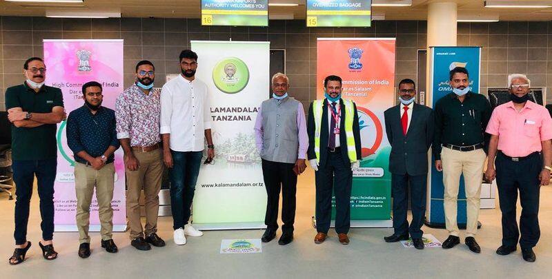 special charter flight from Tanzania reached kochi on monday
