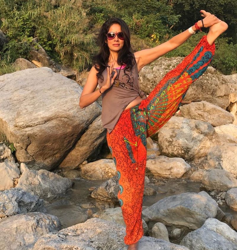 Chak De India Fame Vidya Malvade Yoga Photos