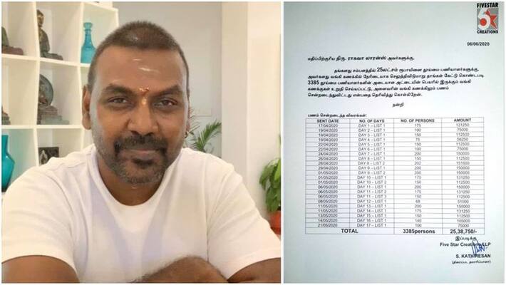 Raghava Lawrence Deposit 25 Lacs to Frontline Workers Who are Serving The corona Pandamic Time Raghava Lawrence Deposit 25 Lacs to Frontline Workers Who are Serving The corona Pandamic Time