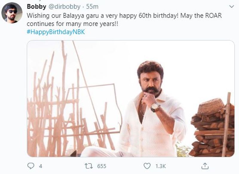 Celebs wishes Balakrishna on his birthday
