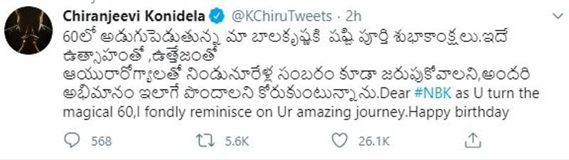 Celebs wishes Balakrishna on his birthday