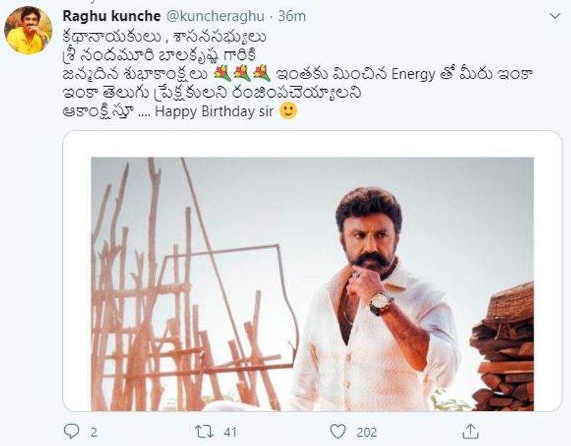 Celebs wishes Balakrishna on his birthday