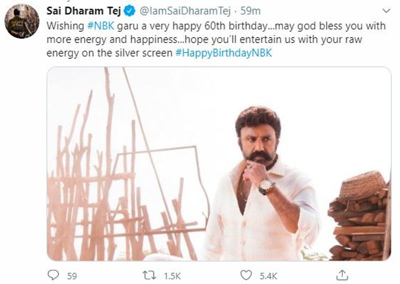 Celebs wishes Balakrishna on his birthday