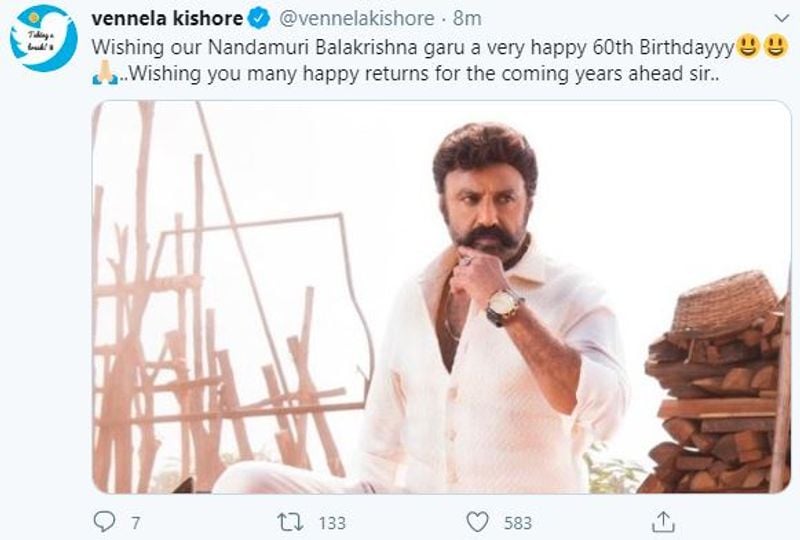 Celebs wishes Balakrishna on his birthday