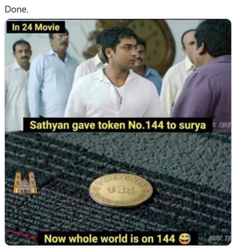 ச்சே.... ஊரடங்கை பற்றி கூட கணிச்சிருக்காரு பாருங்க