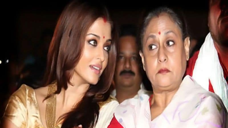 Aishwarya and Jaya were captured on camera and their actions have clearly put all the spat speculations to rest. After offering their condolences to Shammi's family, Aishwarya not only escorted her mother-in-law to her car but also shared a warm hug with Jaya.