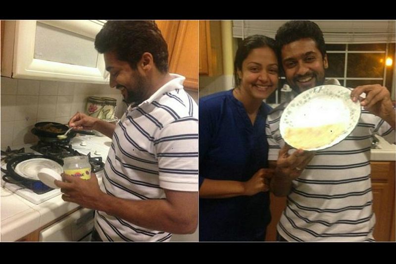 இதற்கு முன், கடந்த 2 வருடங்களுக்கு முன் சூர்யா மனைவி ஜோதிகாவிற்காக சுட்ட தோசை செம்ம வைரலாக பேசப்பட்டது குறிப்பிடத்தக்கது.