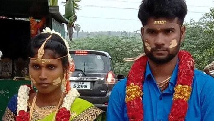 thiruvallur near man kills wife...Groom commits suicide thiruvallur near man kills wife...Groom commits suicide