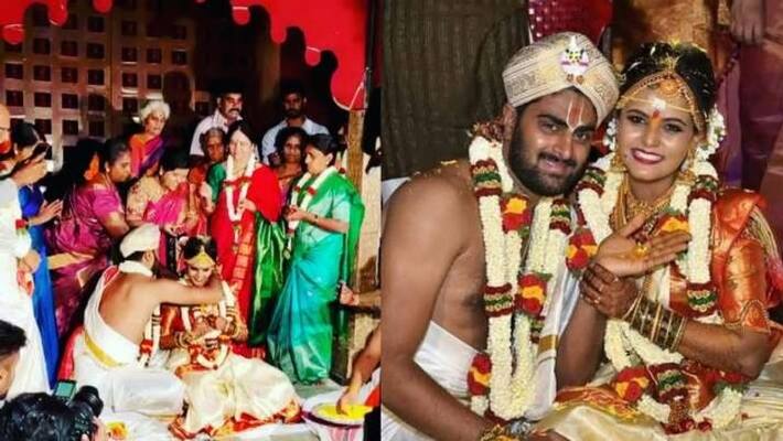 Famous Actress Ties knot With his Childhood friend Marriage video going viral Famous Actress Ties knot With his Childhood friend Marriage video going viral