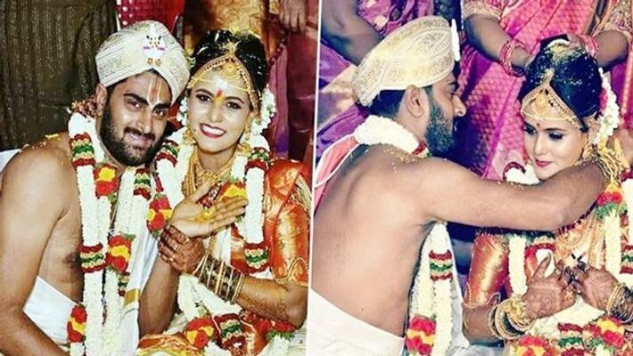 Kannada actress Mayuri Kyatari marries boyfriend Arun in lockdown Kannada actress Mayuri Kyatari marries boyfriend Arun in lockdown