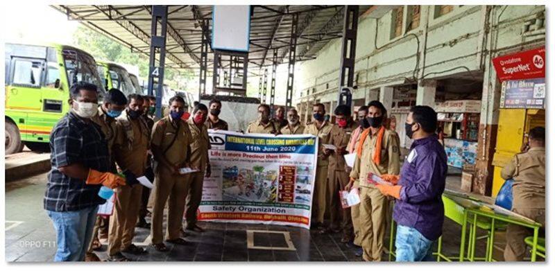 Railways officials go all-out to reach people on International Level Crossing Awareness Day