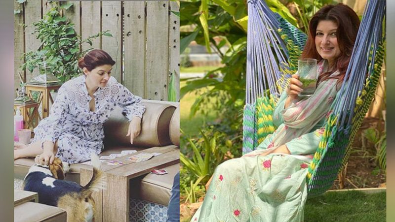अक्षय के घर के डाइनिंग एरिया से गार्डन दिखता है। गार्डन में अलग-अलग जगहों पर झूले भी लगा रखे हैं।