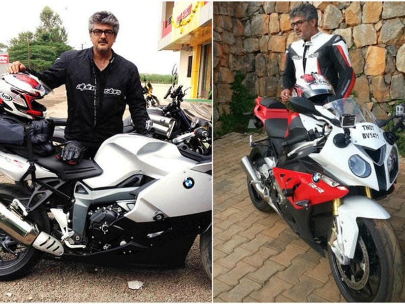 கோலிவுட் திரையுலக நட்சத்திரமான தல அஜித், கார் மற்றும் ஒரு பைக் ரேசர். ஹெலிகாப்டர் லைசென்ஸ் பெற்ற பிரபலம் என்கிற பெருமையும் இவருக்கு உண்டு. இவர் கார்கள் மீதும் பைக்குகள் மீது அலாதி பிரியம் கொண்டவர். BMW மற்றும் Lamborghini கார்கள் வைத்துள்ளார். பைக் கலெக்ஷன் கார்களை விட இவரிடம் அதிகம். குறிப்பாக BMW S1000 RR, BMW K1300 S, Kawasaki Ninja ZX 14R, Yahama FZR, Aprilia Caponord, Ducati போன்ற பல பைக்குகள் வைத்துள்ளார். மாருதி ஷிப்ட் காரில் பயணிப்பது இவருக்கு மிகவும் பிடித்தது.