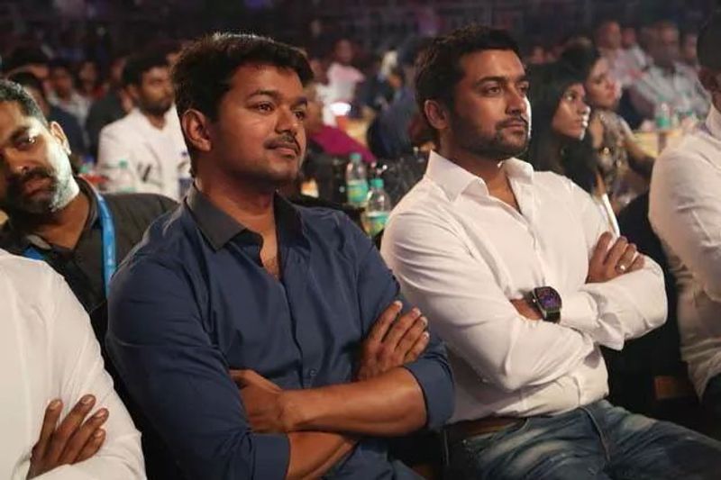 தான் நடிக்கும் படங்களை தவிர, இவர் வளர்ந்து வரும் நடிகராக இருந்த போது , மற்ற சில நடிகர்களின் படங்களுக்கும் பாடியுள்ளார். அந்த வகையில் இவரின் நண்பர் சூர்யாவின் படத்திற்காக மூன்று பாடல்களை பாடியுள்ள தகவல் தற்போது வெளியாகியுள்ளது.