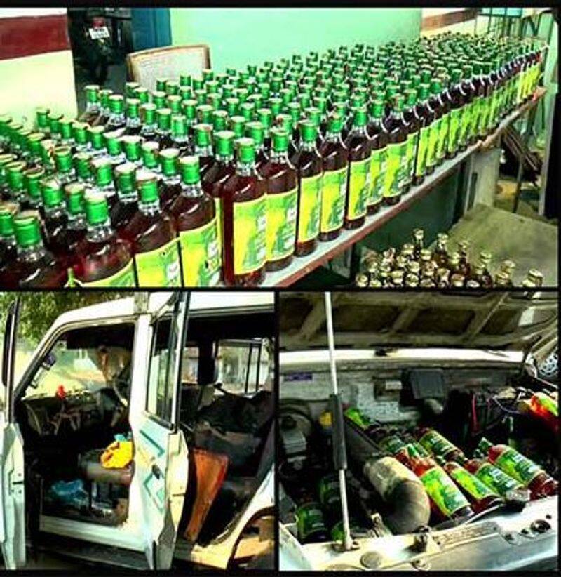 96 Liquor Bottles Seized From Actress Ramya Krishnan Car diver got arrested