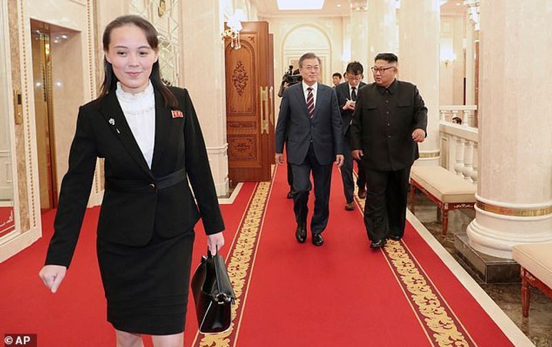 kim yo jong is the second in command in north Korea also most powerful woman bsm