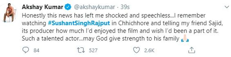 Sushant Singh Rajput commits suicide Bollywood shocked