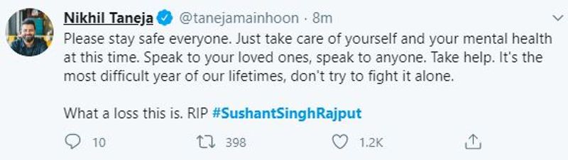 Sushant Singh Rajput commits suicide Bollywood shocked