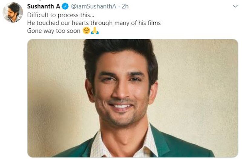 Tollywood mourns on untimely Sushant Singh Rajput demise