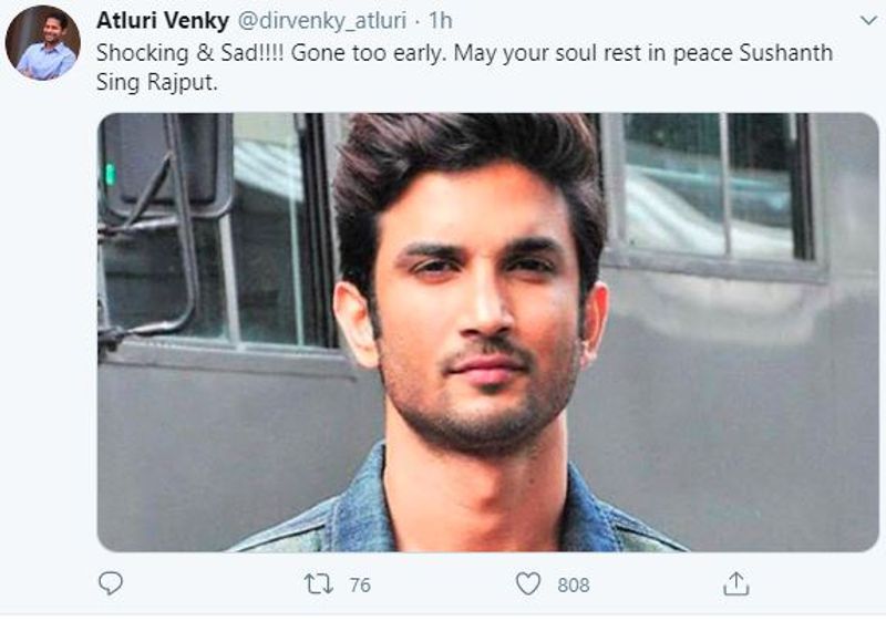 Tollywood mourns on untimely Sushant Singh Rajput demise