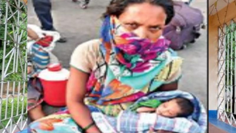 यह मामला मप्र के बड़वानी में एमपी-महाराष्ट्र के बिजासन बॉर्डर पर देखने को मिला। शकुंतला नाम की यह महिला अपने घर आ रही थी, रास्ते में उसने मुंबई-आगरा हाइवे पर बच्चे को जन्म दिया। इसके बाद भी उसे कोई सहायता नहीं मिली। वो पैदल ही बच्चे को लेकर चल पड़ी।