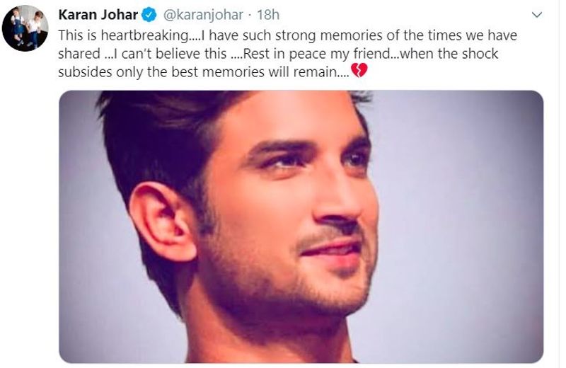 Sushant Singh Rajput Suicide: Is This The Real reason Behind Karan Johar's Emotional Post...?