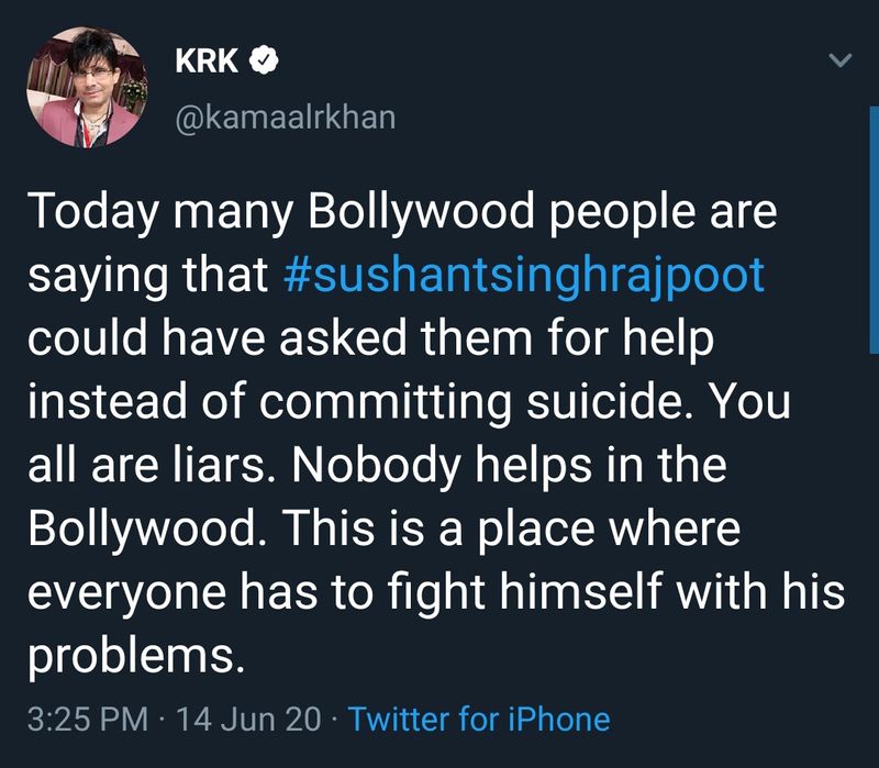 Sushant Singh Rajput Death Netizens Bash Nepotism in Bollywood