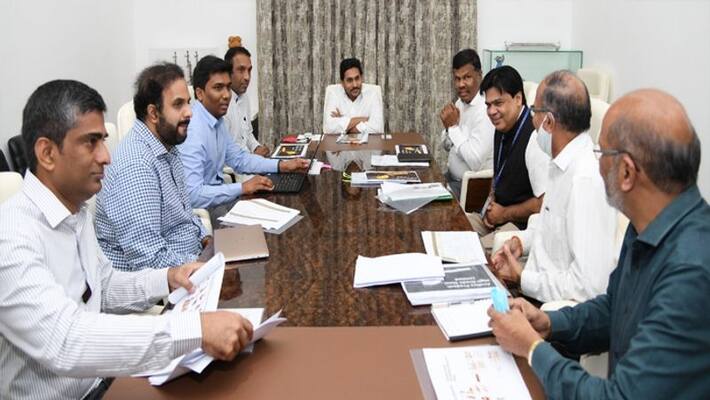CM Jagan Review Meeting on kadapa steel plant CM Jagan Review Meeting on kadapa steel plant
