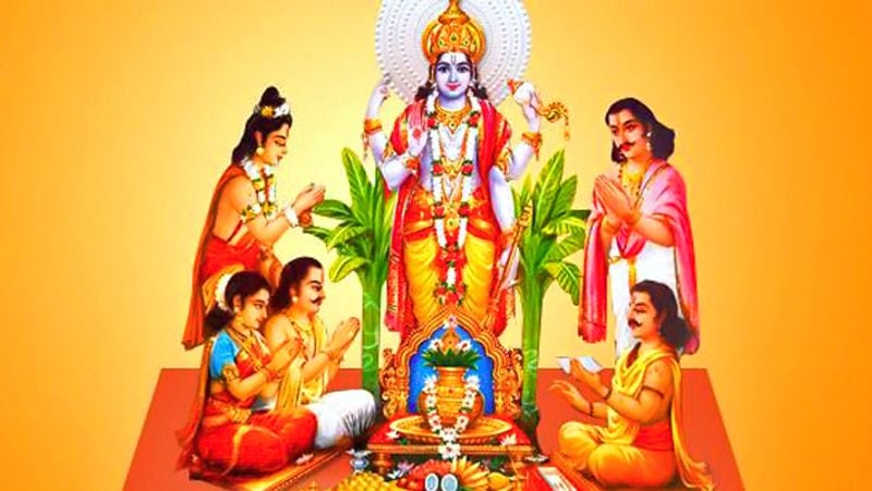 2. भगवान की कथा करवाएं...
ऐसे घर में रहना शुरू करने से पहले भगवान की पूजा-पाठ या कथा जरूर करवानी चाहिए। आप चाहें तो सत्यनारायण भगवान की कथा करवा सकते हैं। ऐसा करने पर घर में देवी-देवताओं की कृपा आती है और परिवार के लिए कार्यों में सफलता मिलने की संभावनाएं बढ़ती हैं।

