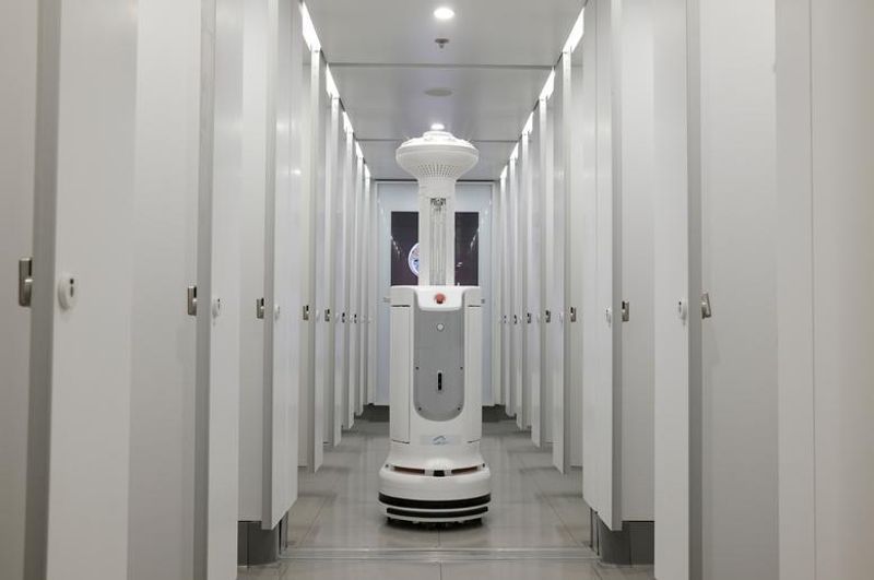 robots replacing humans in corona days