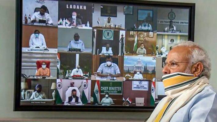 prime minister modi discussion with chief ministers prime minister modi discussion with chief ministers