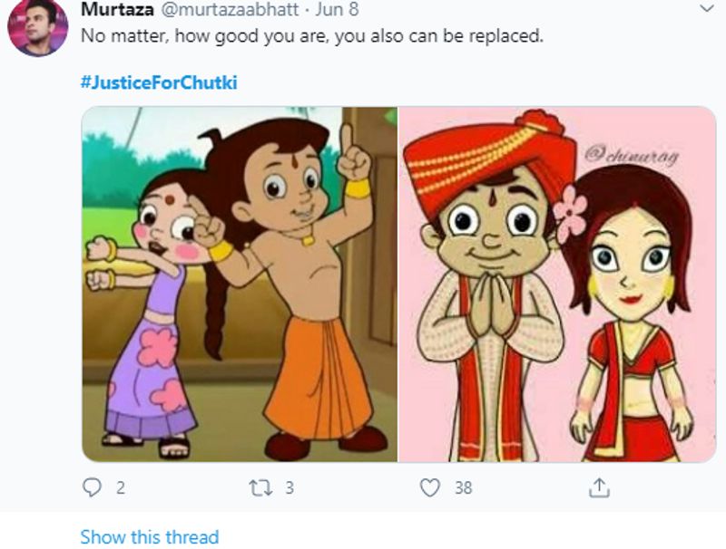 वायरल पोस्ट क्या है?
शो के नए स्लॉट की जानकारी से फैंस इतने नाराज हुए कि #जस्टिस फॉर चुटकी / #JusticeForChutki ट्विटर पर ट्रेंड होने लगा। मामला बढ़ते देख अब शो के मेकर्स ने अपनी ओर से सफाई पेश की है।