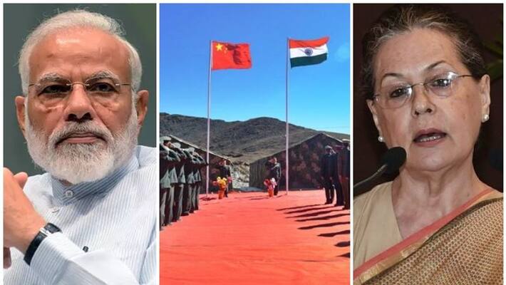 Congress leaders Sonia and Rahul on modi's silent Congress leaders Sonia and Rahul on modi's silent